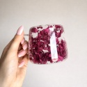 Szklanka termiczna kwiaty w środku HORTENSJA Burgund 180ml Podwójne dno